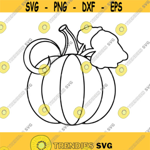 Pumpkin Svg Png Eps Pdf Cut Files Pumpkin Svg File Fall Pumpkin Svg Cricut Silhouette Design 303
