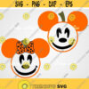Pumpkin SvgPumpkin Mickey and Minnie SvgHalloween Disney SvgPumpkinHalloween SvgDisney Svg Cricut Silhouette Cut FilePngSVG Dxf Eps Design 272