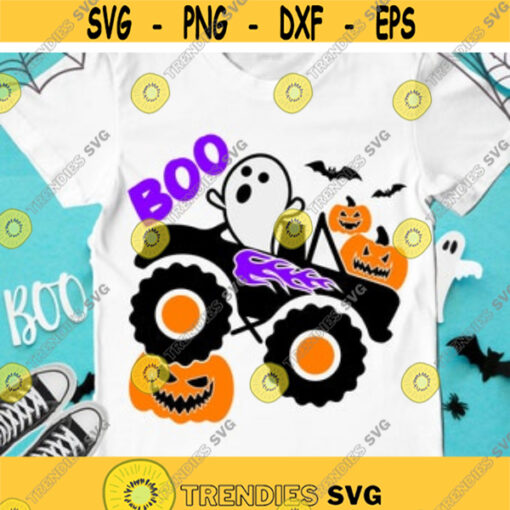 Pumpkin Truck SVG Halloween Truck SVG Monster Truck Boy Halloween SVG
