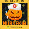 Pumpkin face svg nurse svg SVG DXF halloween svg pumpkin svg nurse halloween svg nursing svg pumpkin clipart svg files for cricut