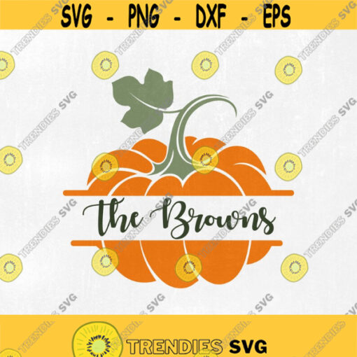 Pumpkin monogram svg Pumpkin svg Halloween Pumpkin svg fall svg split pumpkin svg. Files for Circuit ad Silhouette. Design 251