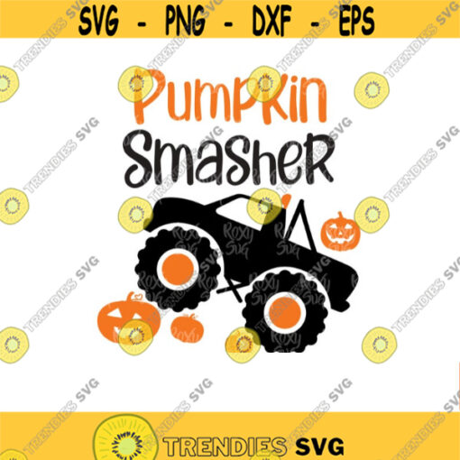 Pumpkin smasher svg Halloween svg monster truck svg pumpkin svg boy halloween svg svg files for cricut sublimation designs download