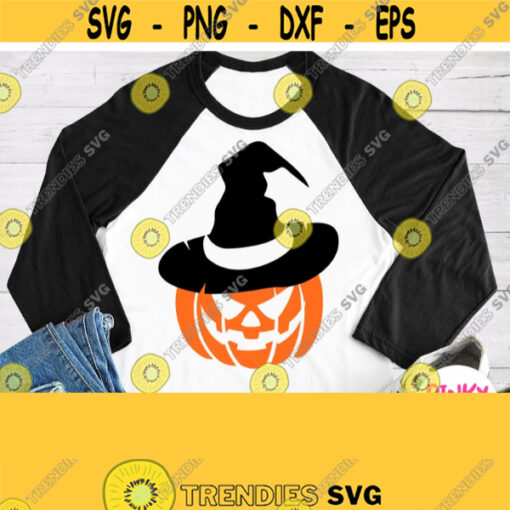Pumpkin with Witch Heat Svg Halloween Shirt Svg Autumn Season Fall Designs for Family Boy Girl Mom Dad Cricut File Silhouette Image Design 508