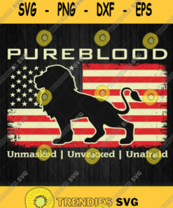 Pureblood Movement Medical Freedom Lion Usa Flag Svg Png Svg Cut Files Svg Clipart Silhouette Sv