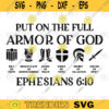 Put on The Full Armor of God Svg png Digital Download 485