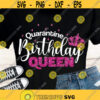 Quarantine Birthday Queen SVG Birthday Queen SVG