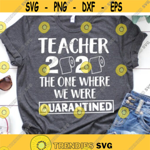 Quarantine Teacher Svg Dedicated Teacher Even From a Distance Funny Online School Svg Distance Learning Svg File for Cricut Png