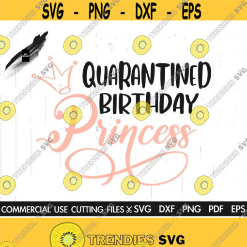 Quarantined Birthday Princess SVG Birthday Princess SVG Quarantine Svg Birthday Girl Svg Happy Birthday Svg Quarantine Birthday Svg Design 154