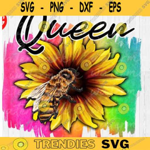 Queen Bee PNG Queen Bee clipart Bumblebee t shirts Queen png DTG Printing digital downloads Mom life PNG Mom bee png copy