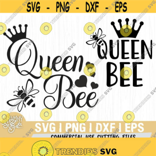 Queen Bee svg Bee SVg Brithday Svg Animal Svg Queen Svg Mama Mum Mothers Day Funny Cute Girly Toddler Kids Girls Bees Svg Design 292