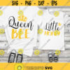 Queen bee SVG Little Honey SVG Mommy Me SVG Digital Cut files