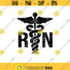 RN SVG Registered Nurse Logo for Cricut Caduceus svg RN Clipart Distressed Rn svg Svg FIles for Critcut