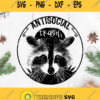 Raccoon Anti Social Svg Raccoon Svg Raccoon Face Svg Anti Social Trash Svg Baby Raccoon Svg