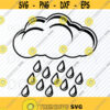 Rain Clouds SVG Files for cricut Storm Clip Art Could Vector Images Svg Files For Silhouette Eps Clouds Png DxfRaindrops Weather svg Design 626