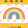 Rainbow SVG Rainbow Clipart Rainbow Pastel cute Sky Svg Rainbow PNG Jpg Eps Dxf Circut Cut files Silhouette Clip Art Instant Download