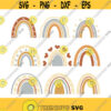 Rainbow svg png dxf Cutting files Cricut Cute svg designs print for t shirt bundle Design 902