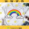 Rainbow svg rainbow clipart rainbow baby svg baby svg birthday girl svg little sister svg iron on clipart SVG DXF eps png Design 24