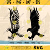Raven SVG Bundle Black Bird Silhouette and Outline Cut File School of Magic Animal Emblem Vector