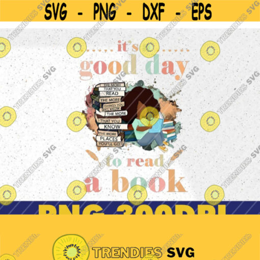 Read book PNG BAE black kid girl reading book PNG black kid png black and educated a good day to read a book png digital download Design 304