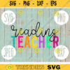 Reading Teacher svg png jpeg dxf cut file Commercial Use SVG Back to School Teacher Appreciation Language Arts Squad Group Team 485