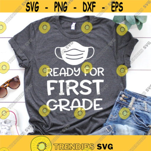 Ready for Fifth Grade Svg Back to School Svg First Day of School Svg Boy 5th Grade Svg Online School Svg Cut Files for Cricut Png