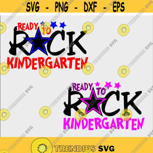 Ready to Rock 6th Grade SVG Bundle back to school svg First day of school svg svg eps png