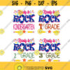 Ready to Rock Kindergaten 1st grade 2nd 3rd Pre K School Cuttable Design SVG PNG DXF eps Designs Cameo File Silhouette Design 1948