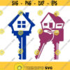 Realtor Real Estate New home house key Cuttable Design SVG PNG DXF eps Designs Cameo File Silhouette Design 26