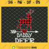 Red Plaid Daddy Deer SVG PNG DXF EPS Cricut 1