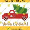 Red Truck Christmas Tree Svg Png Eps Pdf Files Christmas Truck Svg Red Truck Svg Merry Christmas Svg Cricut Silhouette Design 421