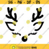Reindeer Decal Files cut files for cricut svg png dxf Design 416