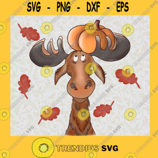 Reindeer Pumkin Svg Pumkin Halloween Svg Raindeer Cricut Files Svg Digital Download