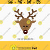 Reindeer SVG Cute Reindeer svg deer svg Christmas reindeer SVG Cutting File Svg for CriCut svg jpg png dxf Silhouette Design 377