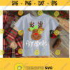 Reindeer Svg Christmas Svg Set of 5 Reindeer Svg SVG DXF EPS Ai Jpeg Png Pdf Digital Files Cut Files Christmas Clipart