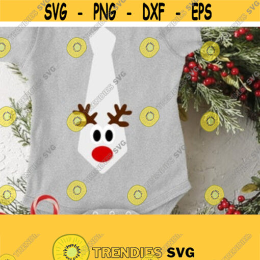 Reindeer Tie SVG Reindeer SVG Christmas SVG Reindeer Clipart Svg Dxf Ai Eps Pdf Png Jpeg Digital Cut Files Instant Download Svg