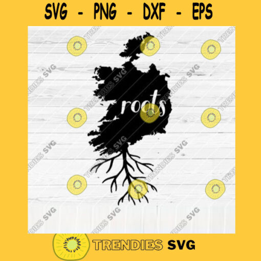 Republic of Ireland Roots SVG Home Native Map Vector SVG Design for Cutting Machine Cut Files for Cricut Silhouette Png Pdf Eps Dxf SVG