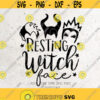 Resting Witch Face svgBad Girls SvgHalloween SVGVillains Svg File DXF Silhouette Print Vinyl Cricut Cutting SVG T shirt Design Iron on Design 26