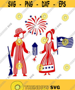 Retro 4Th Of July Forth Horn Sunflower Cuttable Design Svg Png Dxf Eps Designs Cameo File Silhouette Design 760