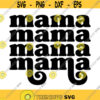 Retro Mama Decal Files cut files for cricut svg png dxf Design 163