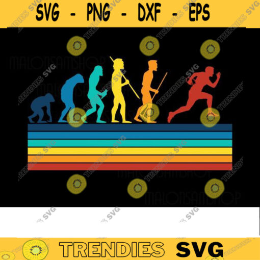 Retro Rugby SVG Human Evolution rugby svg football svg rugby player svg american football for lovers Design 252 copy