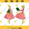 Retro Women Lady Cuttable Design SVG PNG DXF eps Designs Cameo File Silhouette Design 780