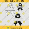 Ribbon Awareness Ribbons Your Name Here SVG PNG EPS File For Cricut Silhouette Cut Files Vector Digital File