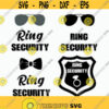 Ring Security svg 4 Ring Security Clipart Ring Securit Vector Ring Securit iron on Wedding Rings svg Cut files svg dxf pdf png.