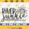 River Junkie SVG Cut File Commercial use Cricut Clip art Instant Download Summer SVG Vacation SVG River Shirt Design 431