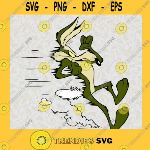 Road Runner Wile E. Coyote Running Fictional Character SVG Digital Files Cut Files For Cricut Instant Download Vector Download Print Files
