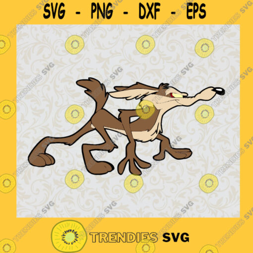 Road Runner Wile E. Coyote Walking Fictional Character SVG Digital Files Cut Files For Cricut Instant Download Vector Download Print Files