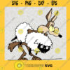 Road Runner Wile E. Coyote and Sheep Fictional Character SVG Digital Files Cut Files For Cricut Instant Download Vector Download Print Files