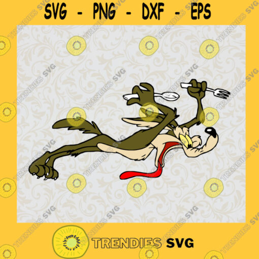 Road Runner Wolf Fictional Character SVG Digital Files Cut Files For Cricut Instant Download Vector Download Print Files