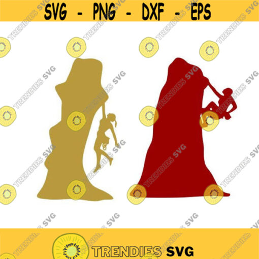 Rock Climbing workout Cuttable Design SVG PNG DXF eps Designs Cameo File Silhouette Design 930