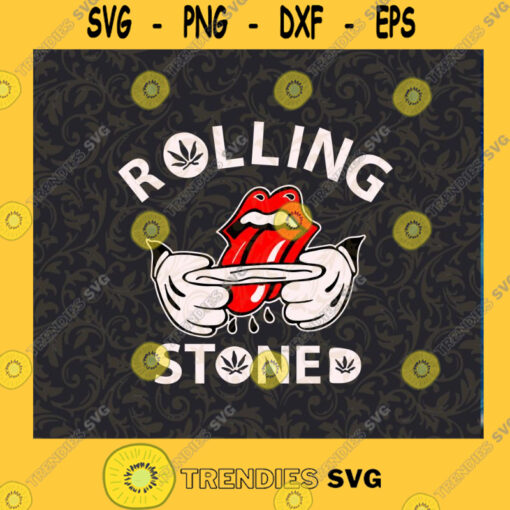Rolling Stoned Cannabis SVG PNG DXF EPS Download Files Cutting Files Vectore Clip Art Download Instant
